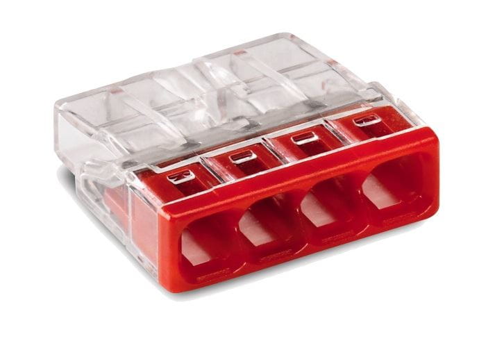 ZESTAW WAGO 10szt. szybkozłączek 2273-204 4x0,5-2,5mm2 